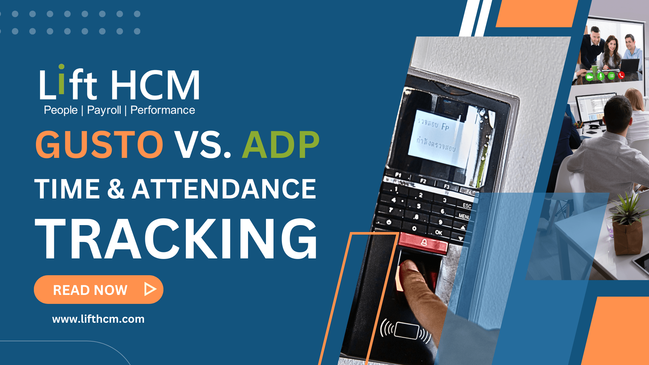 Gusto vs. ADP Time and Attendance Tracking